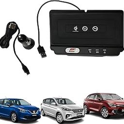 Wireless Charger 10W Fast Charging Pad Custom Fit Maruti BALENO 2015 Onwards Cars Ultra-Fast Charging for iPhone, Smartphones-19