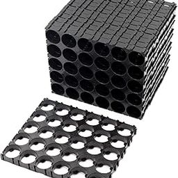 Bestol 20pcs 3X6 Cell 4X6 Cell 5X6 Cell 10Cell Spacer 18650 Lithium Battery Plastic Holder Bracket (20pcs-5X6)-picture-13