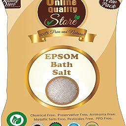 Online Quality Store Epsom Bath Salt|Epsom Bath Salt For Muscle Relief|Magnesium Sulphate For Relaxation Muscle Relief|epsom salt for plants in garden (50g, Multi-use)-picture-37