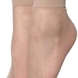 Pack of 6 Beige Ultra-Thin Transparent Nylon Summer Socks/Stocking Socks for Ladies/Women/Girl's (Ankle Length Socks)-picture-50