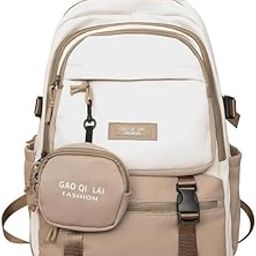 Backpack with Detachable Pouch for Teen Girls,Casual School Backpack 14-18 Teenage 15.8 Inch Laptop Bookbag,Big Student Laptop Backpack for College Women School,Travel-image-121