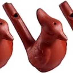 ORSOP Handmade Clay Water Whistle Musical Toy - Terracotta Bird Instrumental Whistle – Ceramic Bird Water Whistle Toy for Kid’s – Animal Figurative Whistle Toy-picture-5
