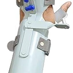 Helrdx Aluminium Dynamic Cockup Splint with Finger Extension Assist | Universal Hand Support | Post-Surgical Dynamic Hand Splint (For Left Hand)-picture-0