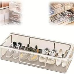 Under Bed Storage Shoes Box, Underbed Storage Containers, Under the Bed Storage Organizer, Under Bed Shoe Storage Drawer Bins for Clothes, Blanket, Dustproof Portable Underbed Shoe Box-15