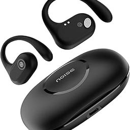 Noise Pure Pods Wireless Open Ear Earbuds with AirWave™ Technology,Up-to 80H Playtime,Quad Mic with ENC,16mm Neodymium Dynamic Driver,Detachable Pure Band,BTv5.3 (Power Black)-18