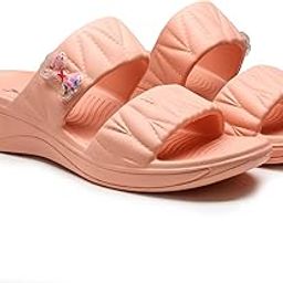 FEMINA-09 Stylish Butterfly Slide Sandals for Women & Girls | Soft Cushioning | Anti-Skid Sole | Ultra-Light & Trendy Casual Wear-image-29
