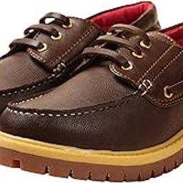 Women Brown Lace-Up Shoes | Boat Inspired Design with Red Lining & Chunky Grip Sole | Stylish & Comfortable for Casual Wear-image-35