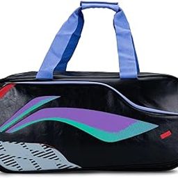 Li-Ning Dolph 6-in-1 Thermal Badminton Kit Bag | Badminton Kitbag | Spacious | Easy - Access Compartments | Unisex - Men, Boys, Girls, Women | Black-image-16