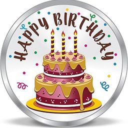 BIS Hallmarked Silver Coin Personalised Customised Birthday Celebration Gift Colorful Design 999 Pure by ACPL-image-22