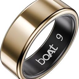 boAt New Launch SmartRing Active Plus, Auto Heart Rate, Sleep, SpO2, Stress & Skin Temperature Monitor, Stainless-Steel Build, Lightweight, 30-Days Battery, Magnetic Charging Case(9, Rose Gold)-26
