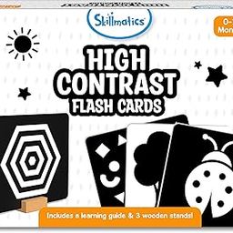 Skillmatics Large Language_Skills Flash Cards for Babies & Infants - High Contrast, 60 Pictures, Visual Stimulation & Sensory Development, Travel Friendly, Gifts for Infants 0 to 12 Months Kids-32