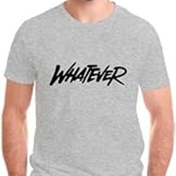 Whatever Round Neck Half Sleeve Tshirt-image-1