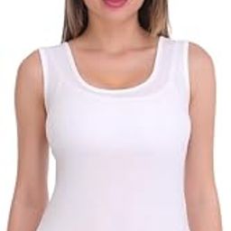 Selfcare Women Solid Polycotton Round Neck Sleeveless Innerwear Thermal Top-image-17