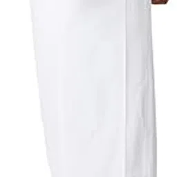 ramraj cotton White Prayer Dhoti-picture-1