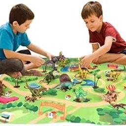 Love Toys New Premium Action Figure Set PVC Anime Movable Collectible Model Statue - Special Edition 2025 (Dinosaur Toys Kids Activity Play Mat Set & Trees, Realistic Dino World T-Rex, Triceratops)-11