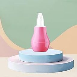 The Cheeky Kidzz Baby Nasal Nose Aspirator| Vacuum Nose Suction Cleaning Tool| Aspirator Nose Vacuum Sucker Baby Teether Best For Babies Blocked Nose Mucus Congestion Relief (PINK;0 Months +)-14