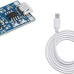 ESPtronics TP4056 Charging Module18650 Lithium+Protection Dual Functions with Charging Cable USB for Multiple Application-49