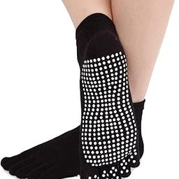 Women Yoga Five Toe Anti-Slip Ankle Grip Socks-image-91