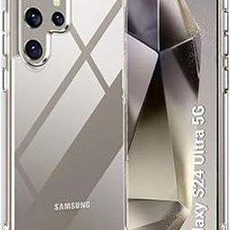 TheGiftKart Ultra-Hybrid Clear Back Case Cover for Samsung Galaxy S24 Ultra 5G | Shockproof Design | Camera Protection Bump | Hard Clear Back Cover for Samsung S24 Ultra 5G (PC & TPU, Transparent)-30
