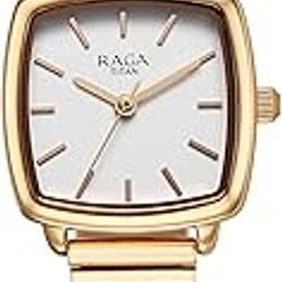 Analog Rose Gold Dial Women's Watch-95355WM01-10