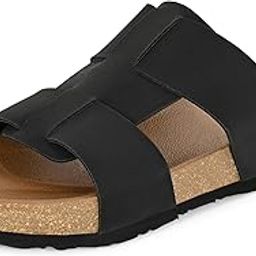 Mens Cushion Sliders/Slippers | PU Padding on the Footbed | Bounce Back Technology | Comfortable & LightWeight | Stylish & Everyday Flip Flops for Men (9211)-image-73