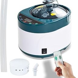 Duthss Sauna Steamer Machine, 4 Liters Large Capacity Portable Sauna Steamer, Steam Generator for Sauna, Home Sauna Steamer Pot with Time Display Remote Control Herb Box-picture-0