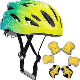 CALANDIS™ Kids Bike Set with Elbow Pads Knee Pads for Roller Skating Skateboard Green | s | s & Protective Gear | Cycling-image-83