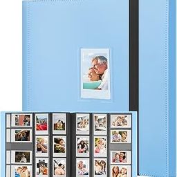 560 Pockets Photo Album for Fujifilm Instax Mini Camera,2x3 Photo Album Book for Fujifilm Instax Mini 11 12 9 Evo 90 70 40 8 7 LiPlay Instant Camera (Blue)-20