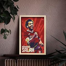 ChitraChaya Mohamed Salah Framed Wood Print - 12x8 Multicolor - Premium Plywood & Pine-image-39