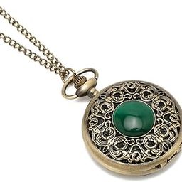Pocket Analog Watch Pendant With Chain For Husband Unique Memorable Gift Dual Purpose Stainless Steel Clock For Men (Ybwatch_0036)-image-57