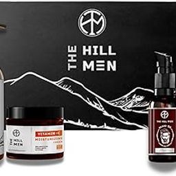 The Hill Men - Beard Oil + Beard Wash +Tea Tree Bodywash +Vitamin - C Moisturizer Cream | 430 Ml (4 Items In The Set) Gluten Free, Chemical Free & Alcohol Free-11