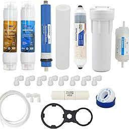 Filmax® RO Water Purifier Yearly Service Kit | 100 GPD Membrane with Mineral Cartridge | Compatible with All RO + UV + UF Systems | 20 L/hr Flow | Easy Installation & Enhanced Water Taste-22
