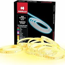HAVELLS Flexion Plug n Play 5m LED Rope Light 96LED/Meter Strip | Warm White 3000K| Waterproof IP65 Certified Festive Light | 5M - Outdoor Lights for Balcony Decor, Home Decor & Interior Decor-image-15