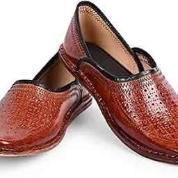 royal khwaab Men's Jodhpuri Wedding Juttis/Punjabi Jutti/Jothpuri Mojaris& Sherwani Juti, Pure Traditional & Stylish Ethnic Mojaris/Wedding Shoes 100% Comfortable & Handcrafted 1-picture-23
