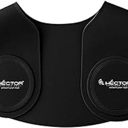 Hector Professional Silicone Shawl Pad (Shampoo Cape), Waterproof, Soft Fabric, Easy to Clean, Black-image-37