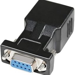 DTECH DB9 to RJ45 Serial Adapter RS232 Female to RJ-45 Female Ethernet Converter Compatible with Standard 9 Pin RS-232 Devices-15
