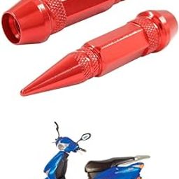 LOVMOTO Universal 2PC Spiked Aluminum Stem Valve Caps Dustproof Tire Wheel Stem Caps for Cars,SUVs,Trucks Bicycles and Motorcycles Comfortable with E- SCO-ot-image-85