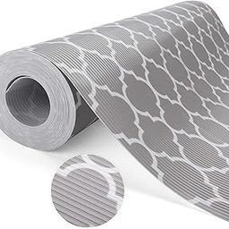 Ash & Roh Multipurpose Anti-Slip Plastic Washable Liner for Bathrrom, Kitchen, Fridge Mat and Drawer Mats (Grey Window, 45X100)-image-65