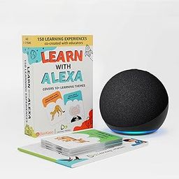 Amazon Echo Dot (5th Gen, Black) Smart Bluetooth Speaker | Combo for your Kids aged 4+ years with Alexa Activity Kit | Helps in interactive learning, stories, rhymes & hands-free fun | Limited Edition | Alexa for Kids-8