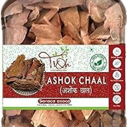 TIQH Ashok Chaal Natural & Pure Bark (Saraca Asoca), Sage-Ashoka chhal | Ashok ki chhal | Ashoka chaal Supports Women's Wellness & Hormonal Balance, Pack of (200 g)-image-56