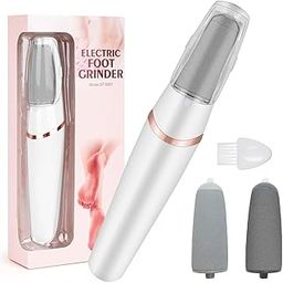 LIYUJSDZ Electric Foot File & Callus Remover, Professional Pedicure Tools for Dry, Calloused, Dead, Cracked and Hard Skin, Equipped with 2 Polishing Heads and 1 L Brush-picture-34