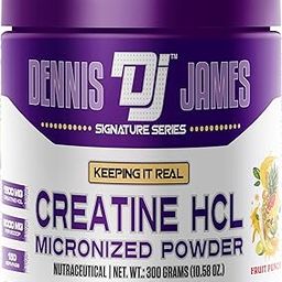 Dennis James Signature Series Creatine HCL | Micronized Powder | Fruit Punch Flavor | 150 Servings | Enhanced Strength & Performance-image-27