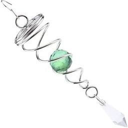 THE STYLE SUTRA® 5xMetal Crystal Spiral Twister Wind Twister Spinner for Indoor Outdoor Green | Home & Garden | Yard, Garden & Outdoor Living | Garden D?©Cor | Windmills & Wind Spinners-image-29