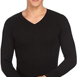 Men's Regular Fit Thermal Top (Black)-picture-43