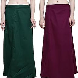 Womens Cotton Readymade Petticoat for Saree Pack of 2-image-40