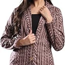 Women's Women Coat - Multicolor Polyester Full Sleeve Women Coat Single Breasted Printed Women Coat (7291)-picture-16