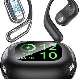 Real-Time AI Translation Bluetooth 5.4 Earbuds – 144 Languages, OWS Open-Ear Design & LCD Touch Screen. Perfect for Travel, Business & Learning-picture-6