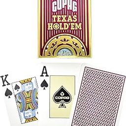 Copag Texas Hold'em Playing Cards - Professional Quality, Durable Plastic, Single Deck.-picture-14