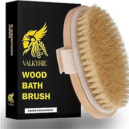 VALKYRIE Dry Skin Body Brush Improves blood_circulation Skin's Health and Beauty With Natural Bristle | Remove Dead Skin and Toxins, Cellulite Treatment, Exfoliates, Stimulates Blood Circulation-23