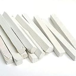 Mihu Creation Slate Chalk Pencil Dustfree Organic Safe Premium Earthy Natural Lime Stone Pencils 20 Splits Muddy White Slate Bars | Saleti | Limestone-29